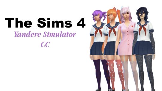 yandere simulator sims 4 cc